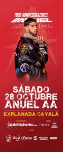 mupi campaña por concierto anuel aa