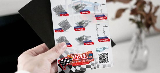 material pop montaje volantes para campaña demo para instalaciones modernas