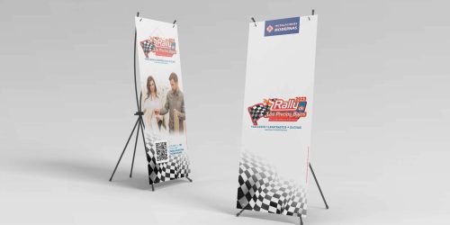 material pop roll up para camapaña demo para instalaciones modernas