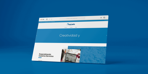 montaje website roomels creative vista desktop